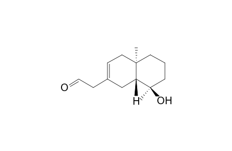(4a.alpha.,8.alpha.,8a.beta.)-(+-)-(1,4,4a,5,6,7,8,8a-Octahydro-8-hydroxy-4a,8-dimethyl-2-naphthalenyl)-1-ethanone