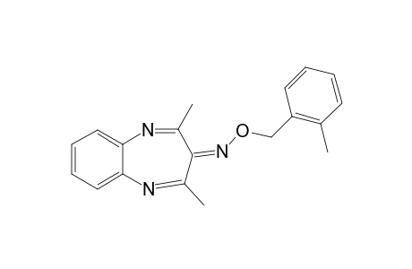 (2,4-dimethyl-1,5-benzodiazepin-3-ylidene)-(2-methylbenzyl)oxy-amine
