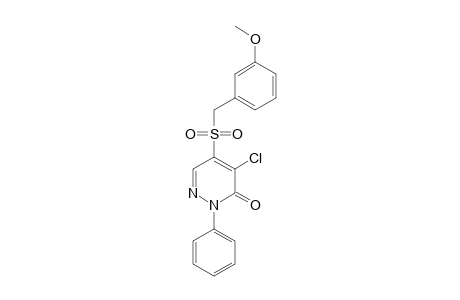 3(2H)-Pyridazinone, 4-chloro-5-[[(3-methoxyphenyl)methyl]sulfonyl]-2-phenyl-