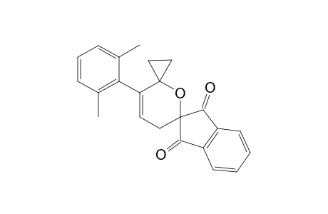 3'-(2,6-dimethylphenyl)-1'',3''-dihydro-5'H-dispiro[cyclopropane-1,2'-pyran-6',2''-indene]-1'',3''-dione