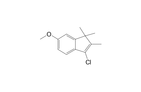 3-Chloranyl-6-methoxy-1,1,2-trimethyl-indene