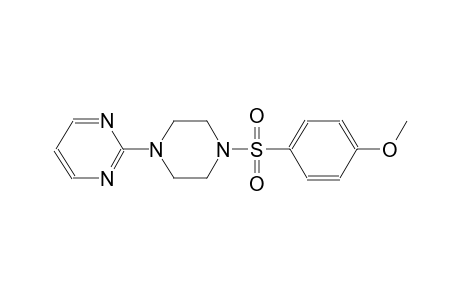 2-{4-[(4-methoxyphenyl)sulfonyl]-1-piperazinyl}pyrimidine