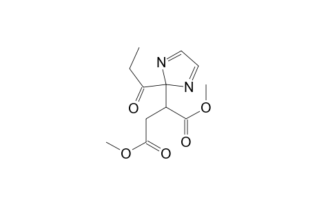 Dimethyl 2-[(2'-propionyl) imidazolyl] succinate