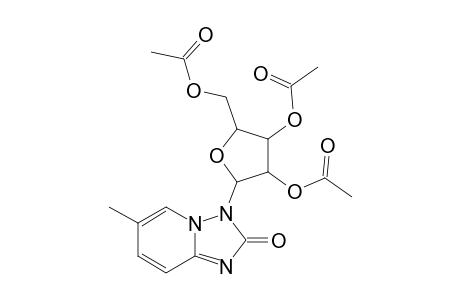 2-OXO-6-METHYL-3-BETA-D-(2,3,5-TRIACETYL)-RIBOFURANOSYL-S-TRIAZOLO-[1.5-A]-PYRIDINE