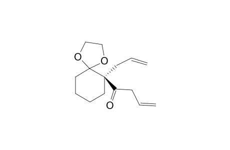 (S)-1-(1-Allyl-2,2-ethylenedioxycyclohexan-1-yl)but-3-en-1-one