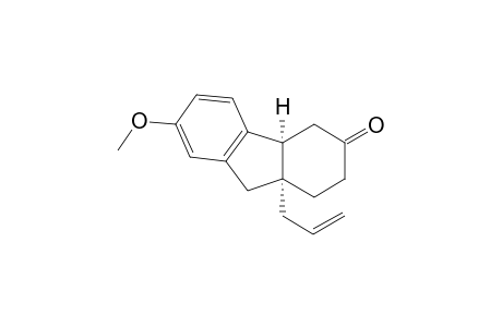 (4aS,9aR)-9a-allyl-7-methoxy-4,4a,9,9a-tetrahydro-1H-fluoren-3(2H)-one