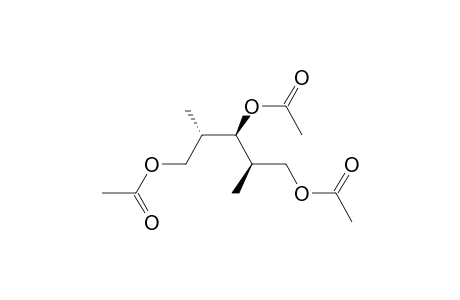 Xylitol, 2,4-dideoxy-2,4-dimethyl-, triacetate