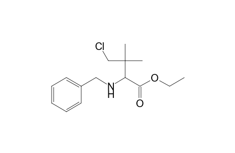 2-(benzylamino)-4-chloro-3,3-dimethyl-butyric acid ethyl ester