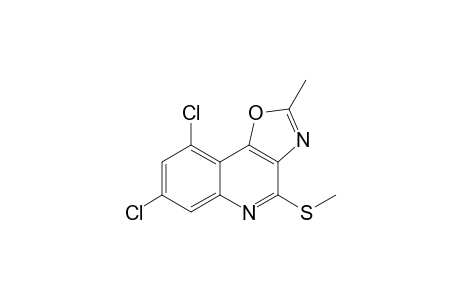 7,9-Dichloro-2-methyl-4-methylsulfanyloxazolo[4,5-c]quinoline