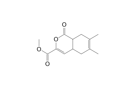 1H-2-Benzopyran-3-carboxylic acid, 4a,5,8,8a-tetrahydro-6,7-dimethyl-1-oxo-, methyl ester