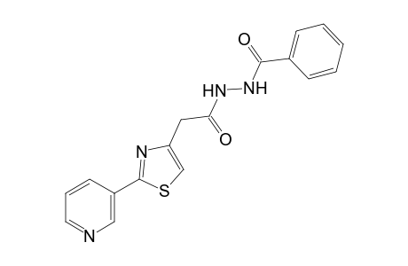 1-benzoyl-2-{[2-(3-pyridyl)-4-thiazolyl]acetyl}hydrazine