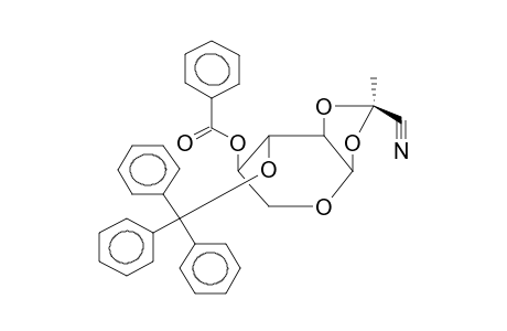 4-O-BENZOYL-3-O-TRITYL-1,2-O-(1-EXO-CYANOETHYLIDENE)-ALPHA-D-XYLOPYRANOSE