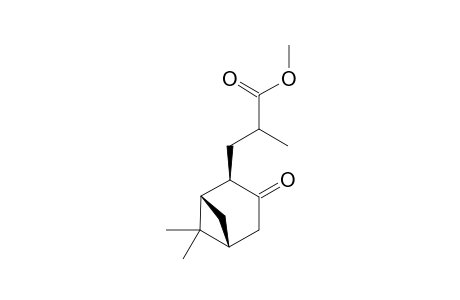 Methyl .alpha.,6,6-trimethyl-3-oxobicyclo[3.1.1]heptane-2-propanoate