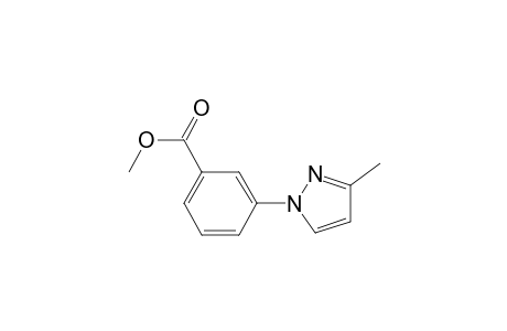 Benzoic acid, 3-(3-methyl-1H-pyrazol-1-yl)-, methyl ester