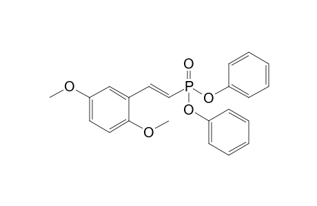 2-[(E)-2-diphenoxyphosphorylethenyl]-1,4-dimethoxy-benzene