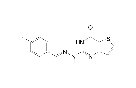 (E)-2-(2-(4-Methylbenzylidene)hydrazinyl)thieno[3,2-d]pyrimidin-4(3H)-one