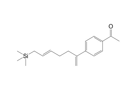 1-[4-[(5E)-7-trimethylsilylhepta-1,5-dien-2-yl]phenyl]ethanone