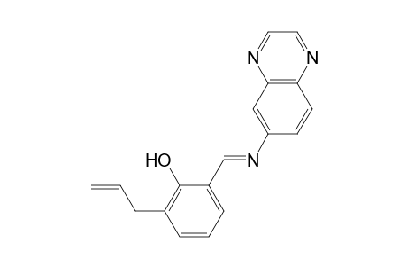 2-Allyl-6-[(E)-(6-quinoxalinylimino)methyl]phenol