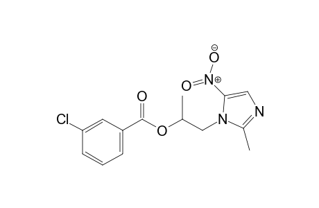 1-(2'-Methyl-5'-nitro-1'H-imidazol-1'-yl)propan-2-yl-3"-chlorobenzoate