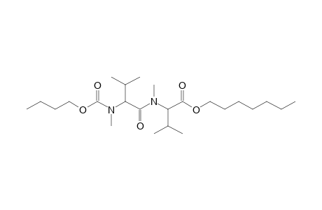 Valylvaline, N,N'-dimethyl-N-butoxycarbonyl-, heptyl ester