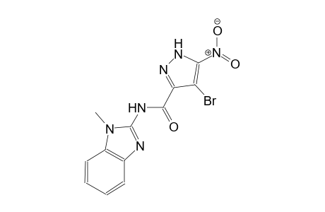 4-bromo-N-(1-methyl-1H-benzimidazol-2-yl)-5-nitro-1H-pyrazole-3-carboxamide