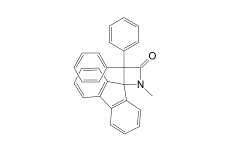 Spiro[azetidine-2,9'-[9H]fluoren]-4-one, 1-methyl-3,3-diphenyl-