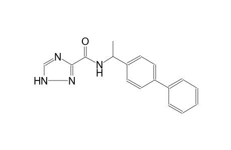 1H-1,2,4-triazole-3-carboxamide, N-(1-[1,1'-biphenyl]-4-ylethyl)-
