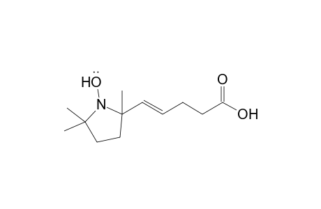 2,5,5-Trimethyl-2-(4-carboxybut-1-enyl)pyrrolidin-1-yloxyl radical