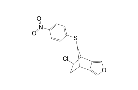 5-exo-Chloro-4,5,6,7-tetrahydro-4,7-methano-8-anti-(4-nitrophenylthio)isobenzofuran