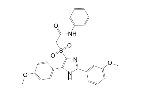 acetamide, 2-[[2-(3-methoxyphenyl)-5-(4-methoxyphenyl)-1H-imidazol-4-yl]sulfonyl]-N-phenyl-