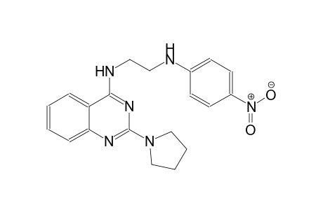 N~1~-(4-nitrophenyl)-N~2~-[2-(1-pyrrolidinyl)-4-quinazolinyl]-1,2-ethanediamine