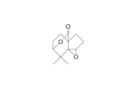 3a,9a-Epoxy-4,4-dimethyl-1,4,5,6,7,8-hexahydro-indan-5b,8b-carbolactone