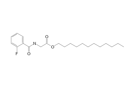 Glycine, N-(2-fluorobenzoyl)-, dodecyl ester