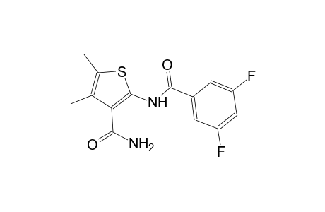 2-[(3,5-difluorobenzoyl)amino]-4,5-dimethyl-3-thiophenecarboxamide