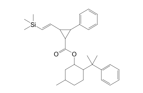 (-)-8-Phenylmenthyl 2-phenyl-3-[2-(trimethylsilyl)ethenyl]cyclopropane-1-carboxylate