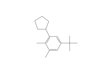 1,2-Dimethyl-4-tertbutyl-6-cyclopentylbenzene