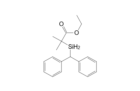 Propanoic acid, 2-methyl-2-(methyldiphenylsilyl)-, ethyl ester