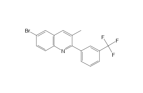 6-BROMO-3-METHYL-2-(alpha,alpha,alpha-TRIFLUORO-m-TOLYL)QUINOLINE