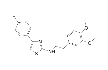 N-[2-(3,4-dimethoxyphenyl)ethyl]-4-(4-fluorophenyl)-1,3-thiazol-2-amine