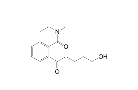 N,N-diethyl-2-(5-hydroxy-1-oxopentyl)benzamide