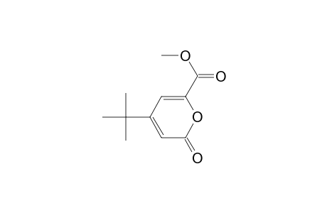 2H-Pyran-6-carboxylic acid, 4-(1,1-dimethylethyl)-2-oxo-, methyl ester