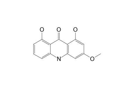1,8-Dihydroxy-3-methoxy-9-acridanone