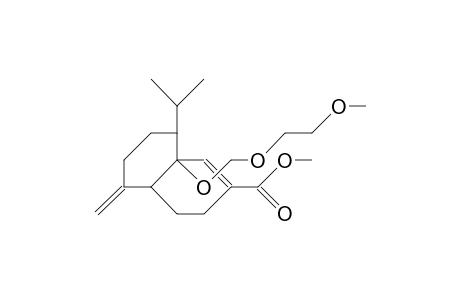 1-Methylen-4-(1-methylethyl)-4a-[(methoxyethoxy)-methyl]-6-(carbomethoxy)-1,2,3,4,7,8-hexahydronaphthaline