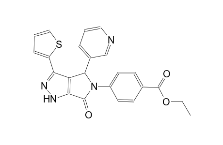 benzoic acid, 4-(4,6-dihydro-6-oxo-4-(3-pyridinyl)-3-(2-thienyl)pyrrolo[3,4-c]pyrazol-5(1H)-yl)-, ethyl ester