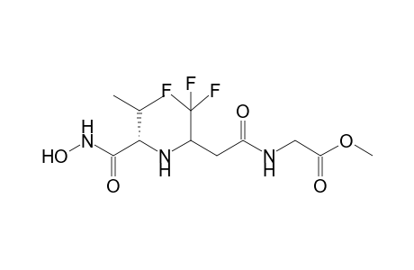 2-{N-[N'-[1-(hydroxyaminocarbonyl)ethyl]amino-1,1,1-trifluoro-3-aminocarbonylpropyl]amino}-3-methylbutanoic acid