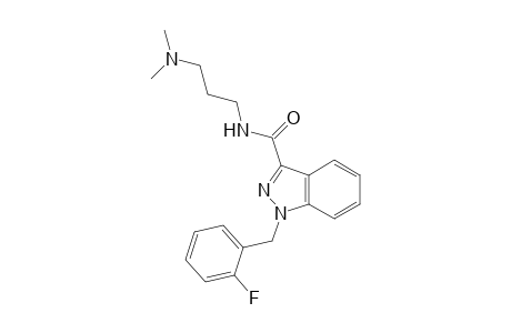 N-[3-(dimethylamino)propyl]-1-(2-fluorobenzyl)indazole-3-carboxamide