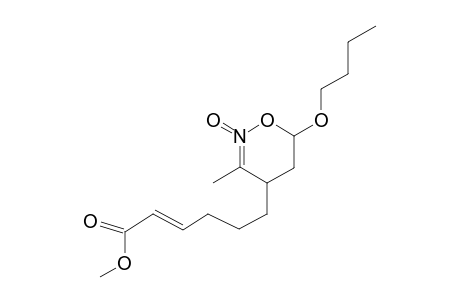 METHYL-REL-(4R,6R)-2-(Z)-6-N-BUTOXY-3-METHYL-2-OXIDO-5,6-DIHYDRO-4H-1,2-OXAZINE-4-HEXENOATE
