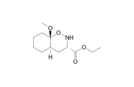 Ethyl (3S*/R*,4aR*,8aS*/R*)-8a-methoxyoctahydro-2H-benzo[e]-1,2-oxazine-3-carboxylate