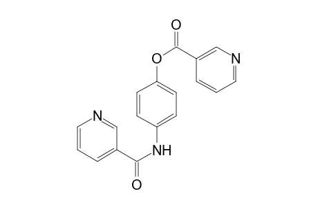 4-[(3-Pyridinylcarbonyl)amino]phenyl nicotinate