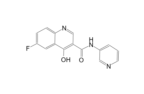3-quinolinecarboxamide, 6-fluoro-4-hydroxy-N-(3-pyridinyl)-